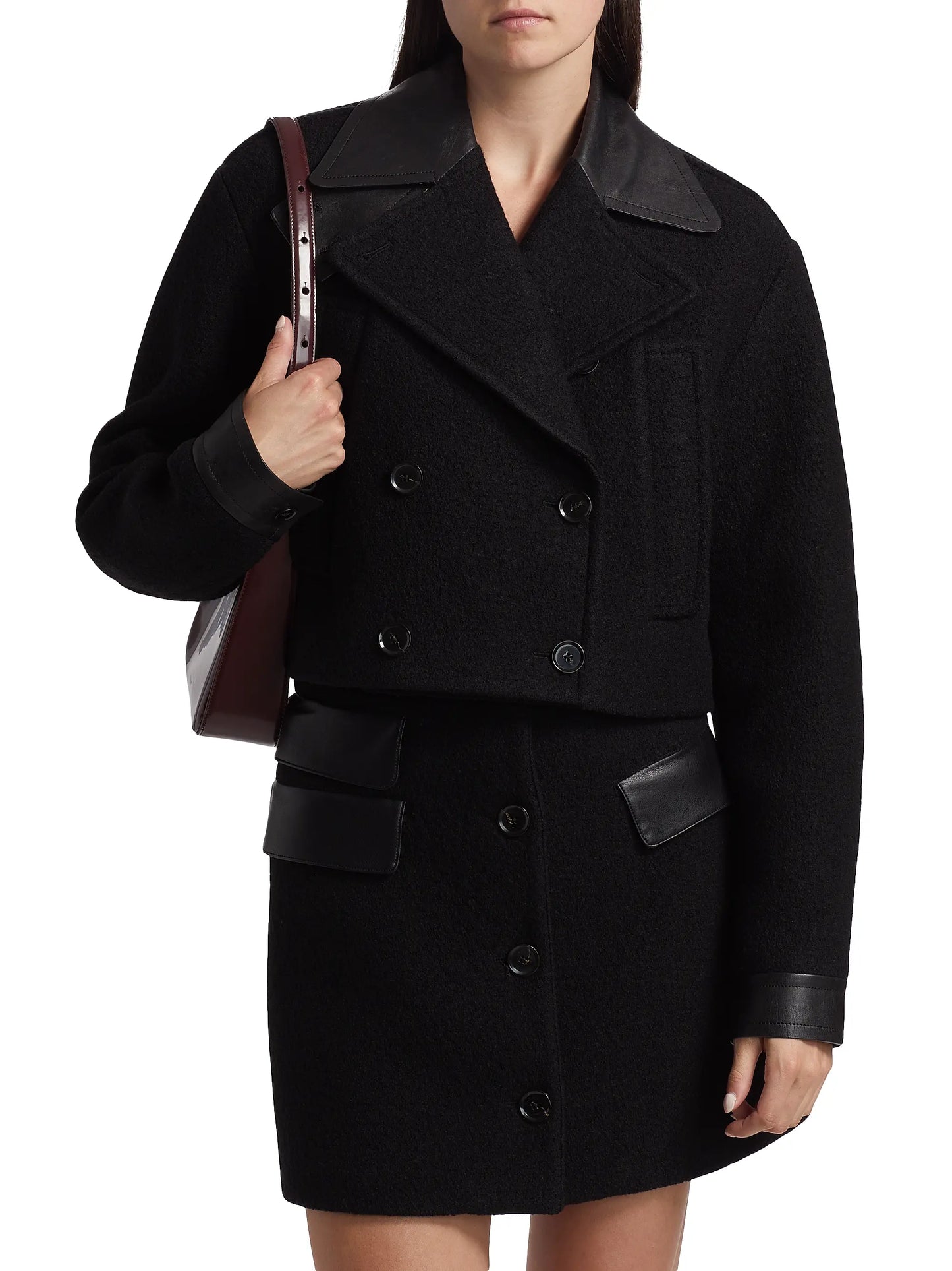 Reyes Jacket in Boiled Wool Jersey