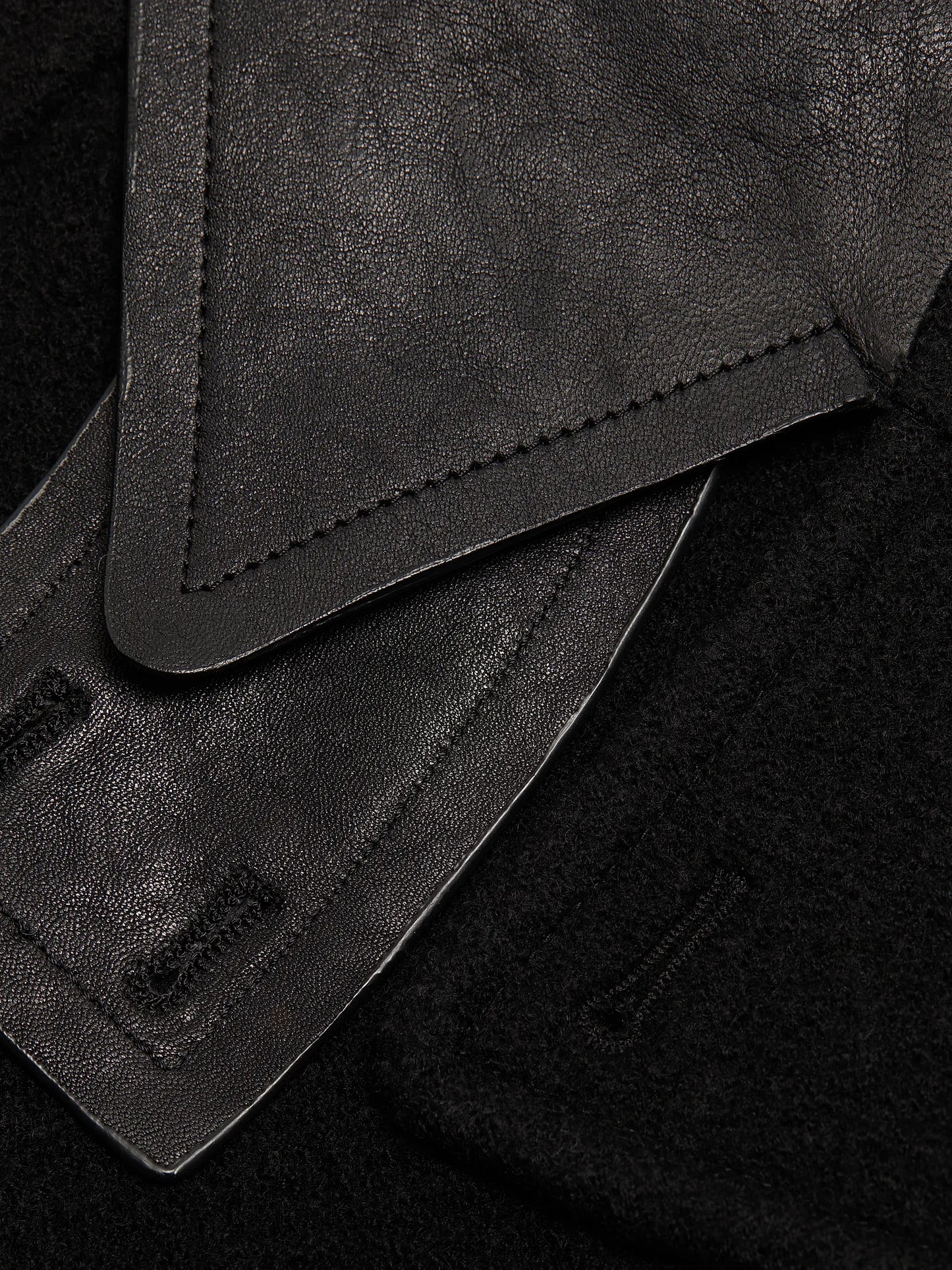 Reyes Jacket in Boiled Wool Jersey