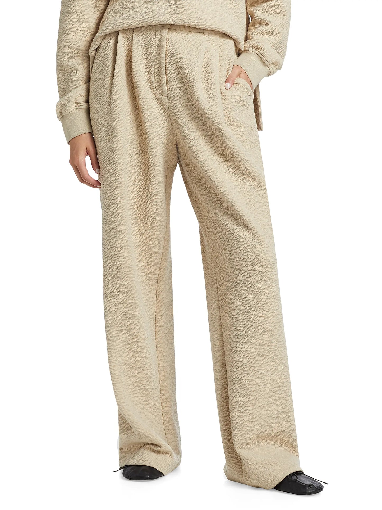 Tristan Knit Pant in Cloque