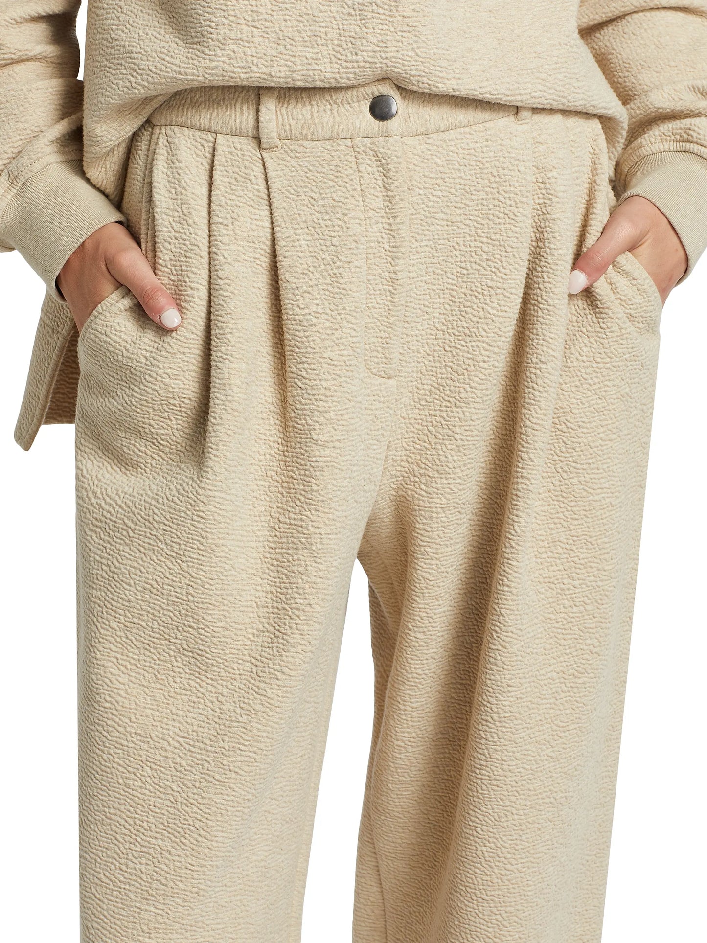 Tristan Knit Pant in Cloque