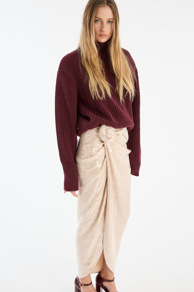 Knit Turtleneck Jumper