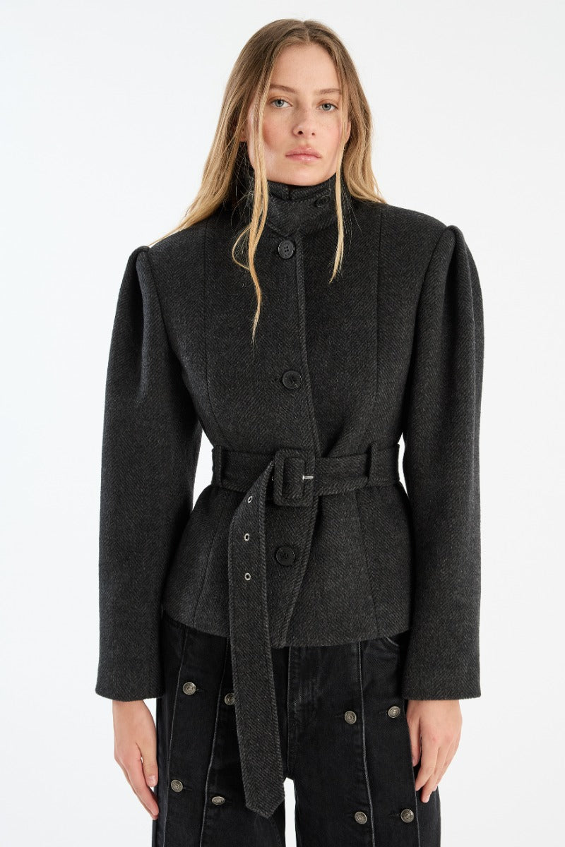 Oversized Belted Jacket