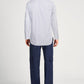 Shirt With Mouliné Stripe Effect Milano Collar