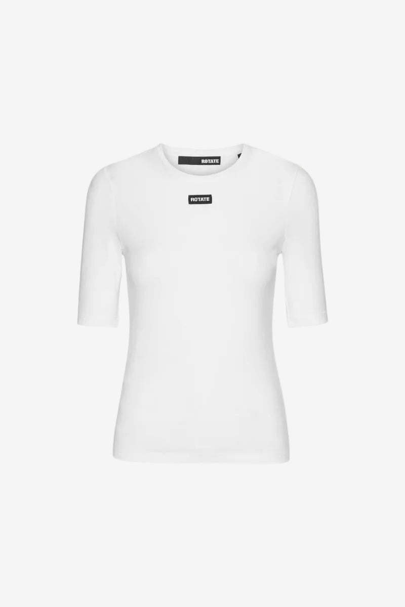 Short Sleeve T shirt Bright White Logo