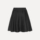Firm Knit Mini Skirt Black