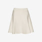 Beige skirt on a white background