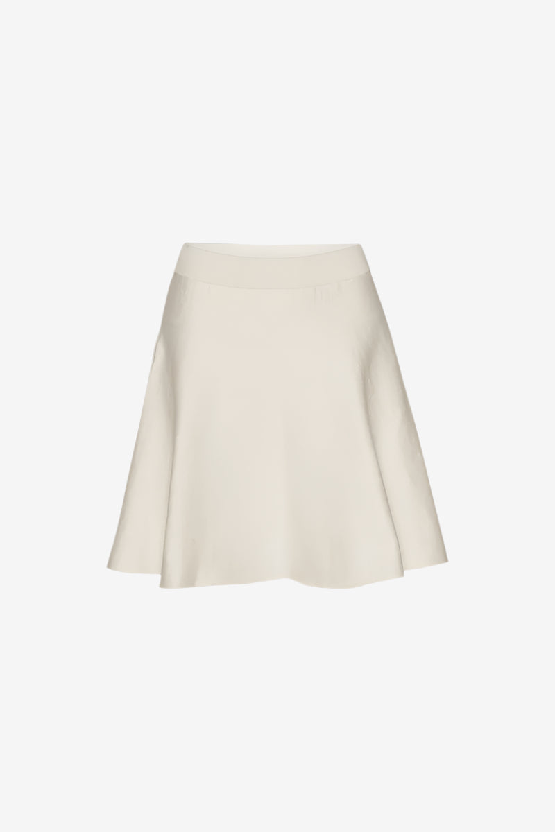 Beige skirt on a white background