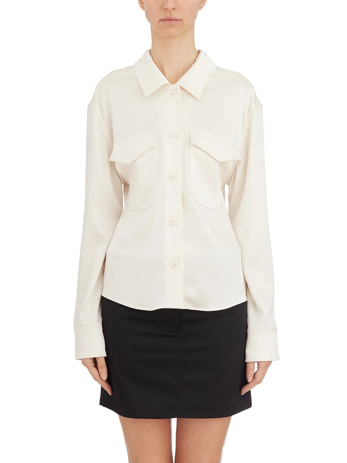 Pocket Satin Shirt