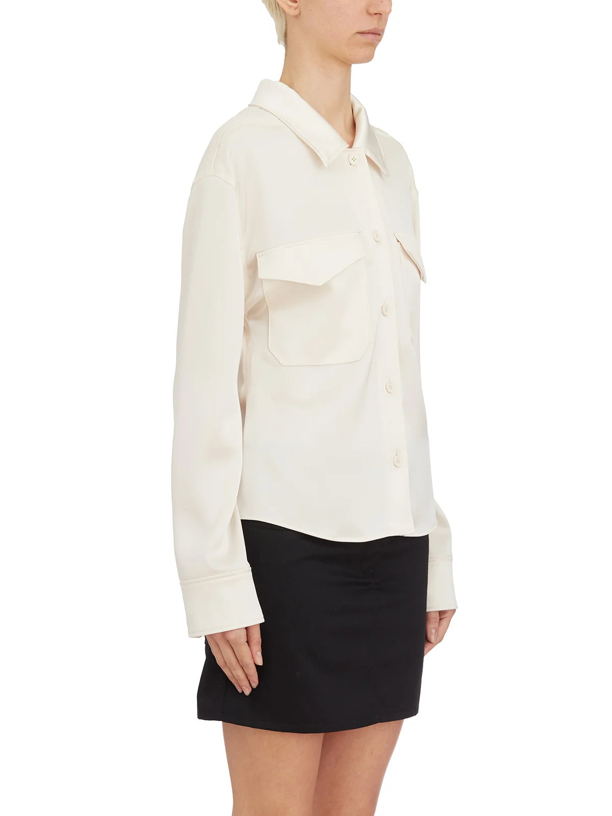 Pocket Satin Shirt