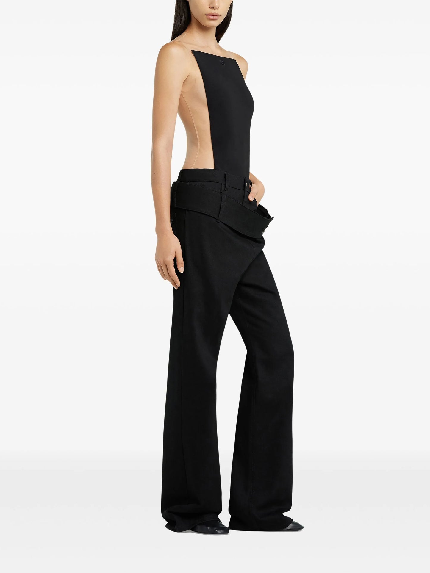 Double Belt Jeans