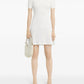 White dress on a white background