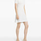 White dress on a white background