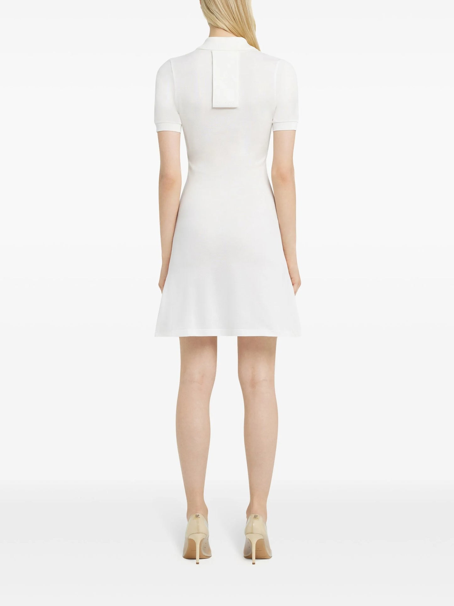 White dress on a white background