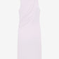 Light purple sleeveless dress on a white background