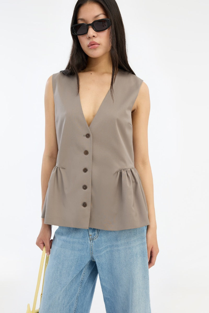 Peplum Waistcoat