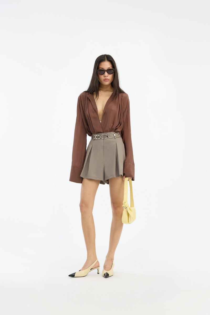 Elegant High-Waisted Shorts