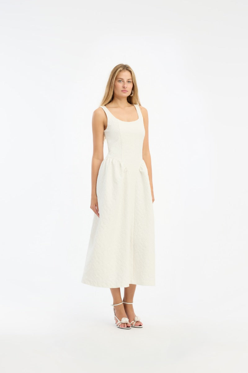 Jacquard Midi Dress