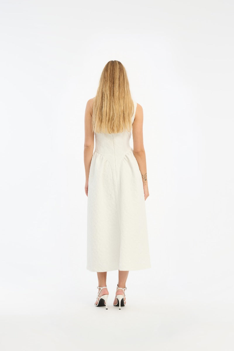 Jacquard Midi Dress