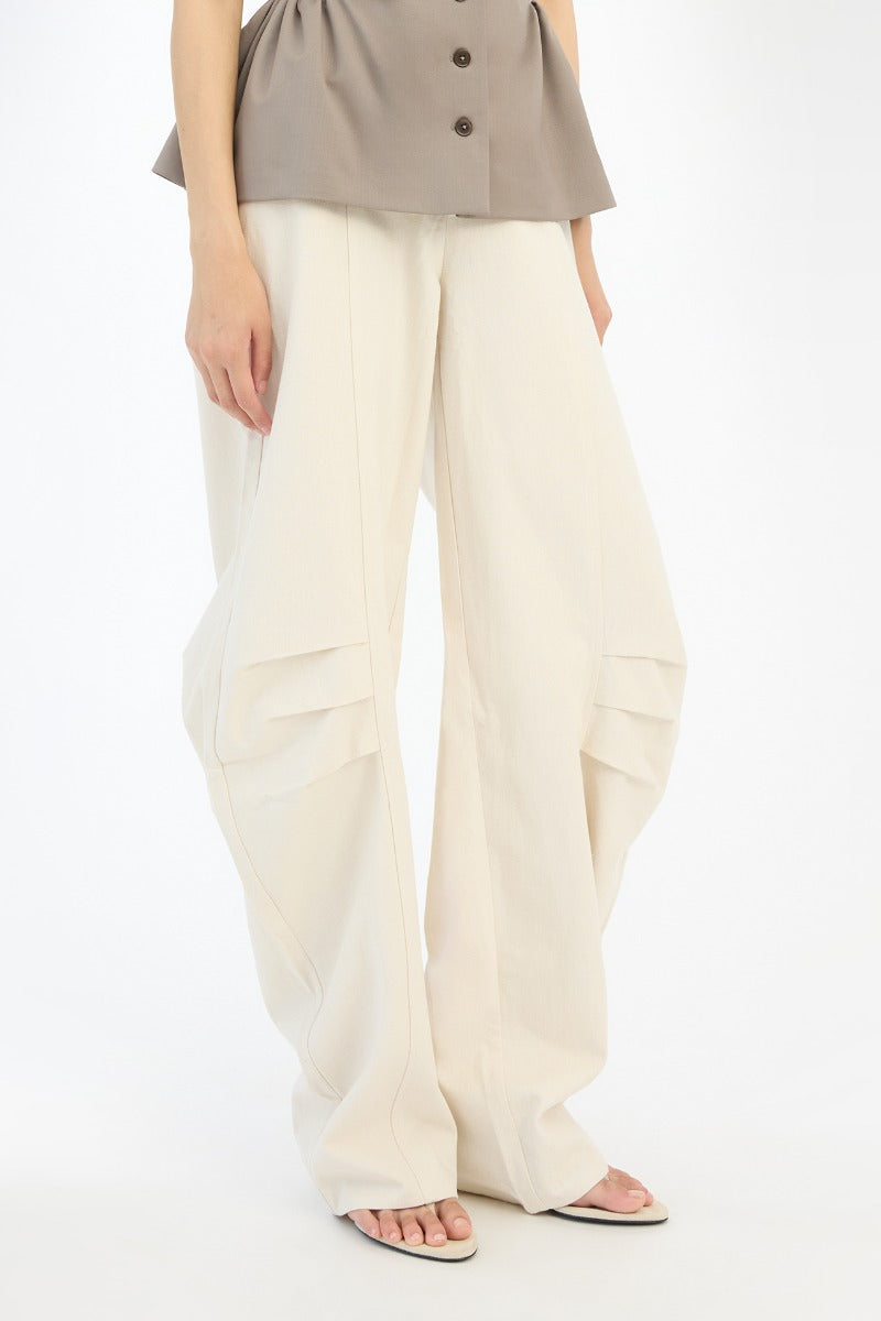 Linen Suiting Pants Cream