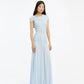 Maxi Asymmetric Dress Light Blue