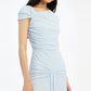 Maxi Asymmetric Dress Light Blue