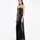 Sequins maxi slip dress