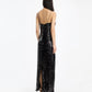 Sequins maxi slip dress