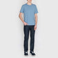 Pants  In Washed Denim Cotton And Silk