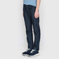 Pants  In Washed Denim Cotton And Silk