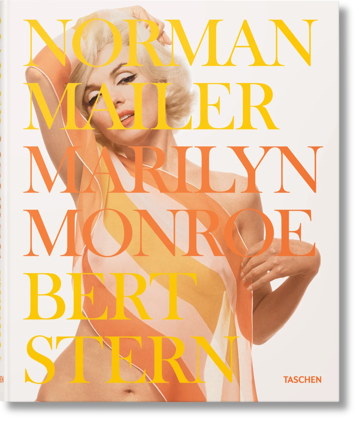 Book cover featuring a famous actress with text overlay and Taschen logo