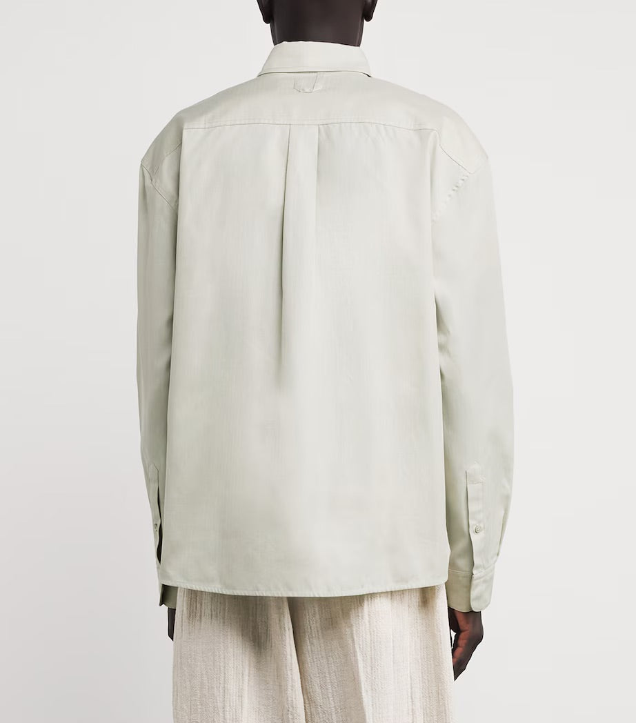 The Simon long-sleeve shirt Green