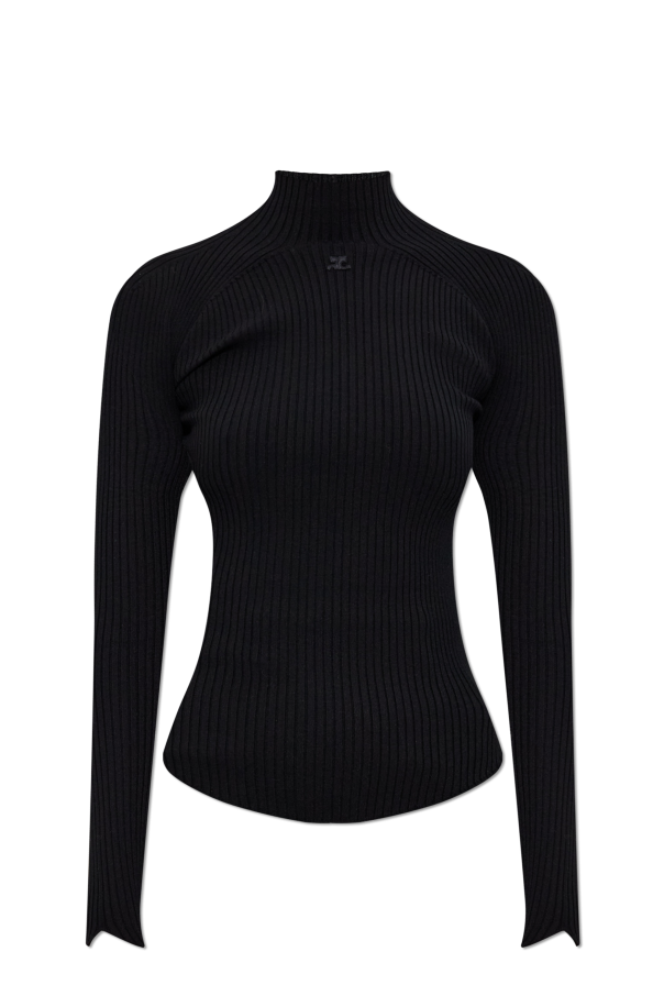 Turtleneck with logo