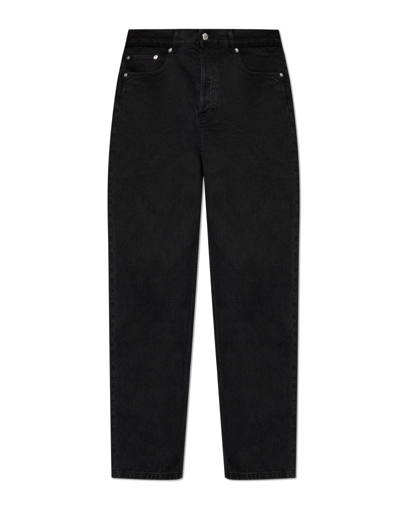 Black jeans on a white background