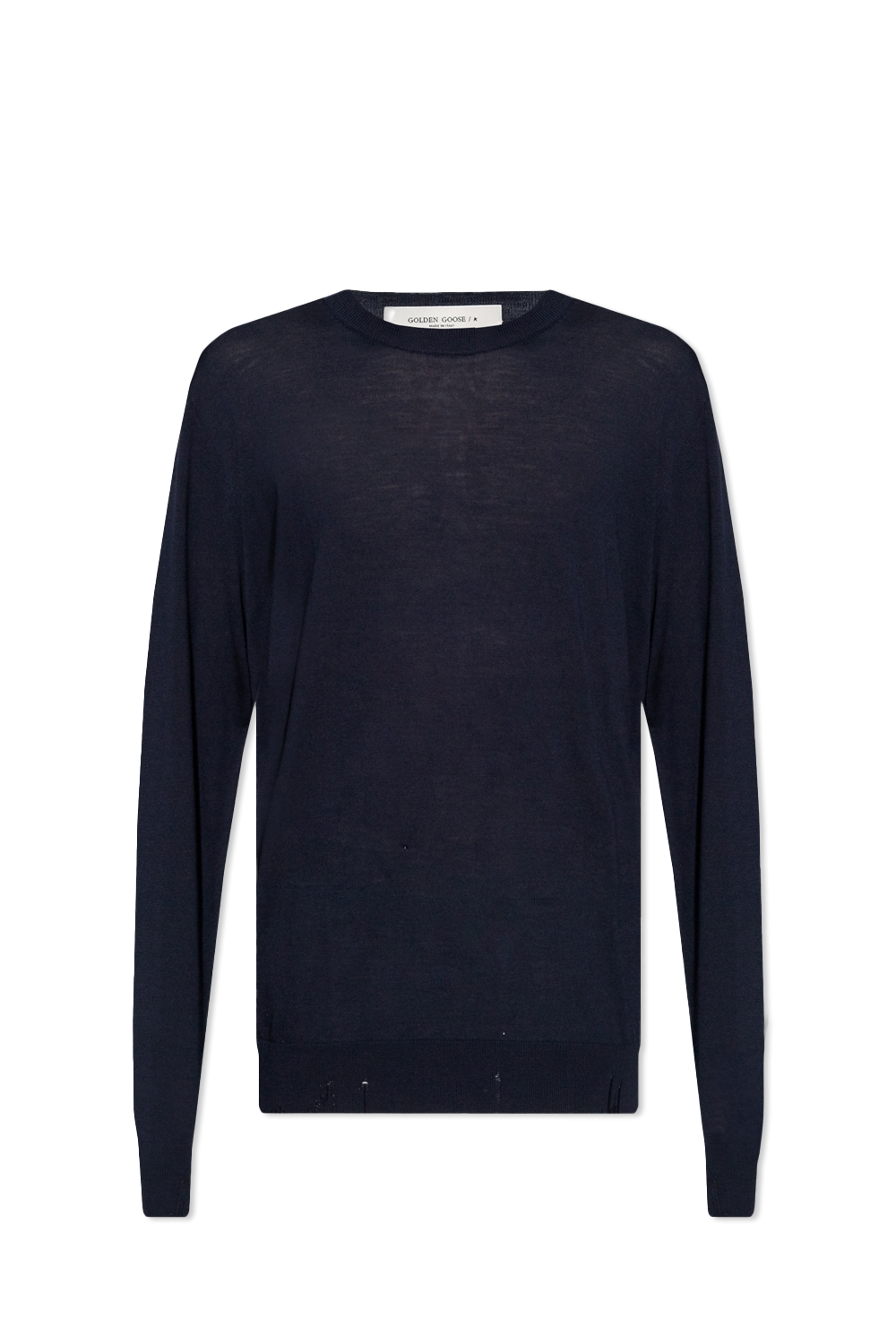 Golden Goose NAVY BLUE Sweater with logo