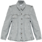 Rigid Denim A-line Overshirt