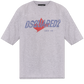 Grey T-shirt with logo Dsquared2
