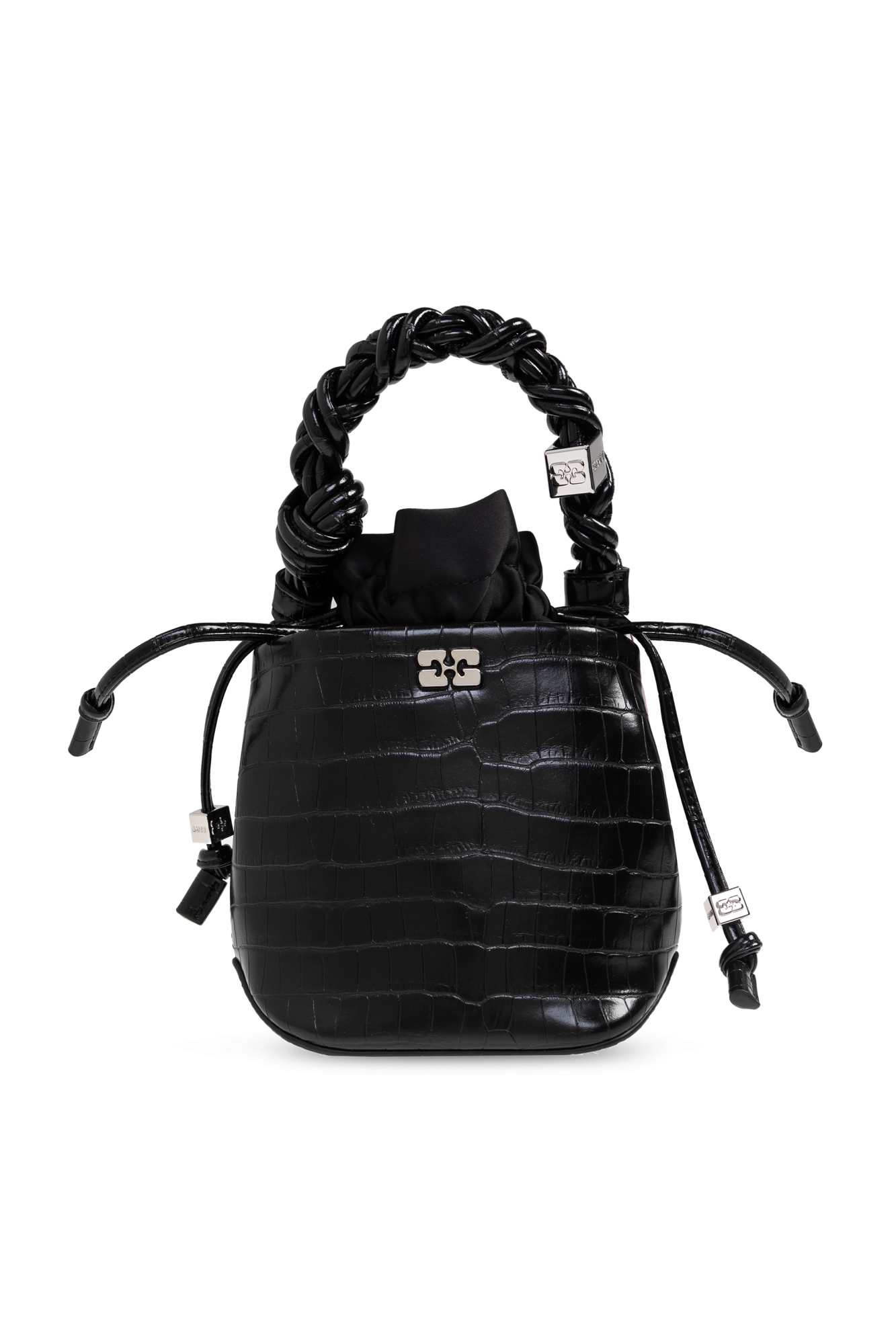 Ganni Bou Bucket Mini Croco