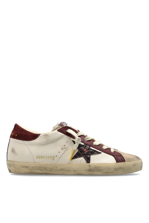 Golden Goose Surerstar Butter Beige Bordo