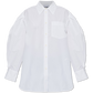 Compact Poplin Pleated Sleeve Shirt