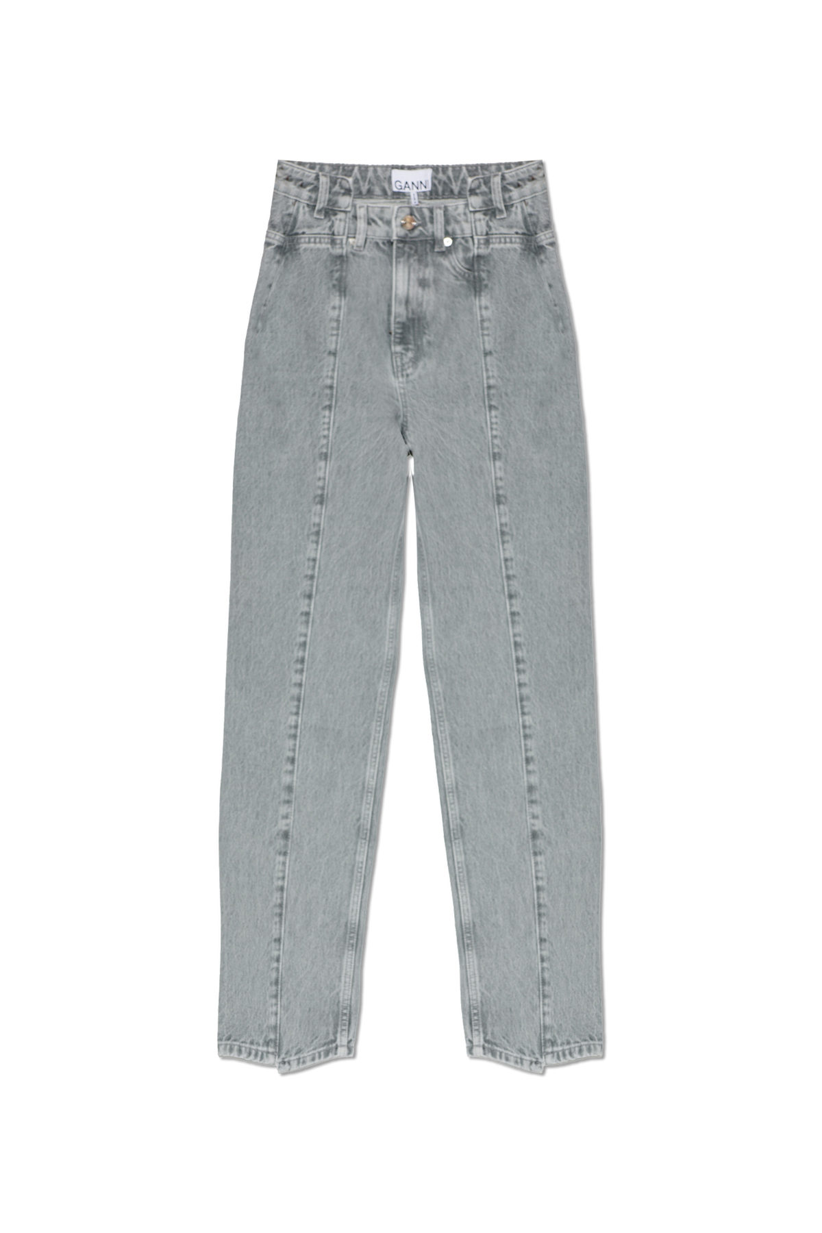 Rigid Denim Fold Jeans