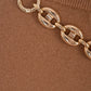 Paco Rabanne Chain Belted Wide-Leg Trousers