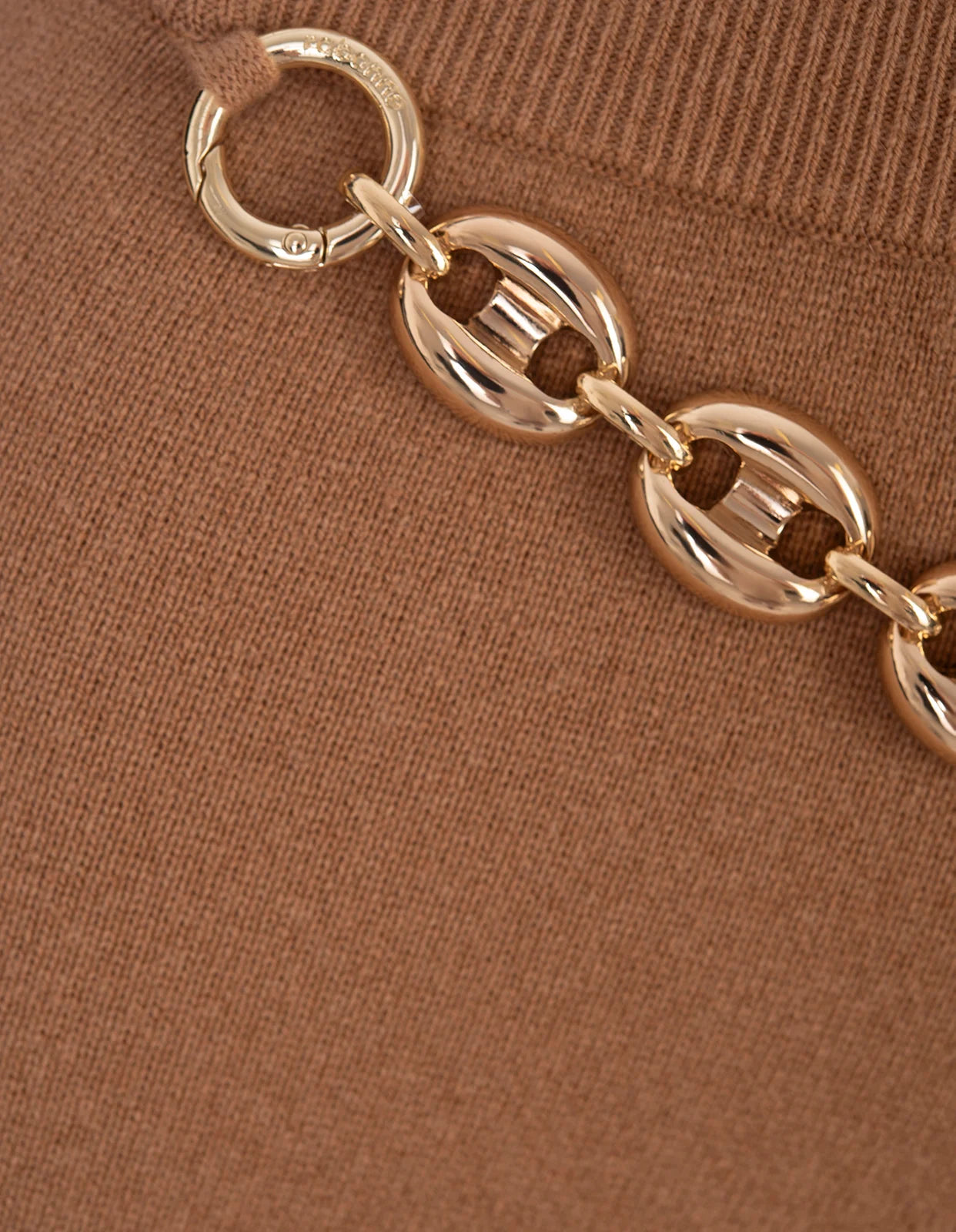 Paco Rabanne Chain Belted Wide-Leg Trousers