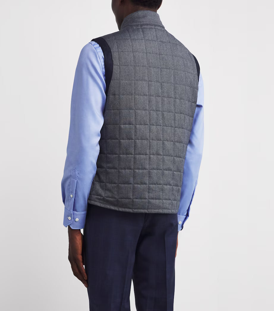 Zip Fastening Sleeveless Vest