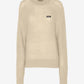 Light Knit Logo Sweater Beige