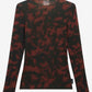 Top with a stand-up collar