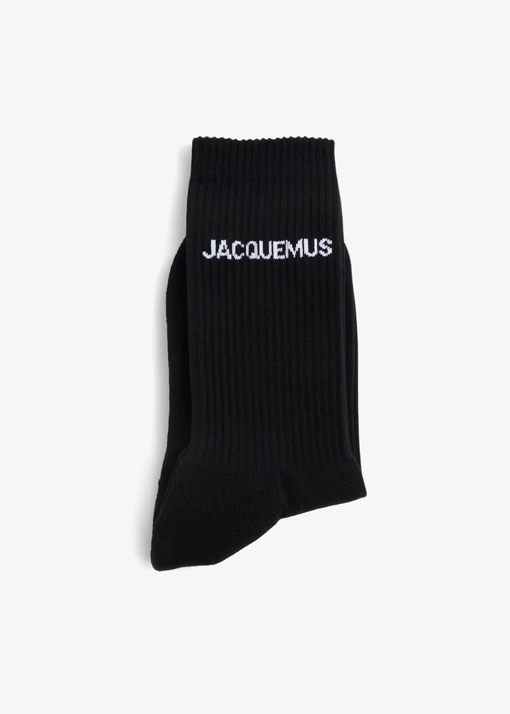 Ribbed crew socks