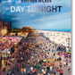 Book cover of 'Day to Night' by Stephen Wilkes with a cityscape at dusk.