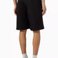 Black Camargue cotton canvas shorts