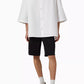 Black Camargue cotton canvas shorts