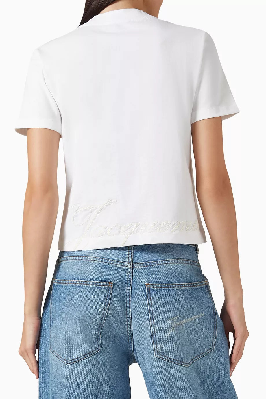 Atelier T-shirt with logo embroidery for women